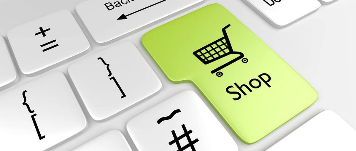 a shop button